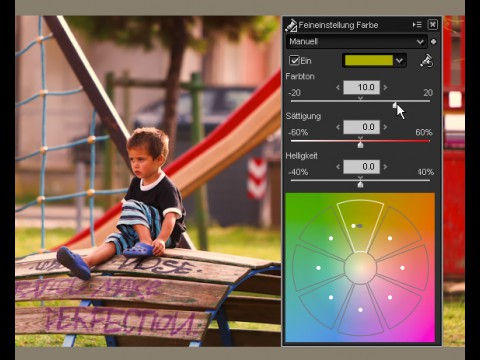 Silkypix Elements - Feineinstellungen Farbe